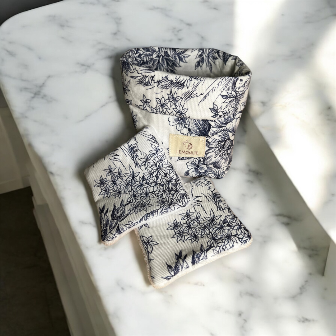 Panière à coton démaquillant réversible