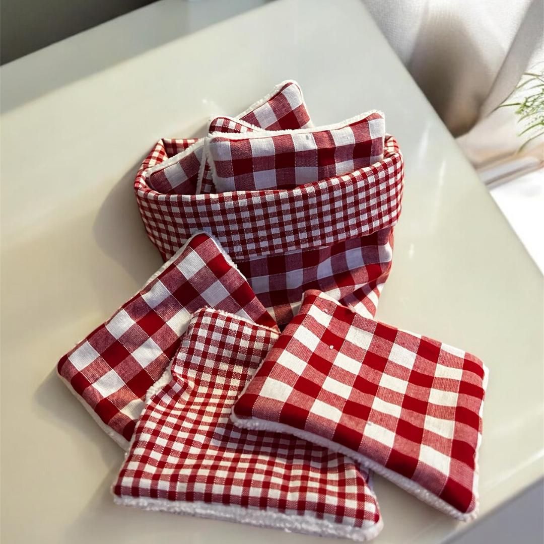 Panière à coton démaquillant réversible